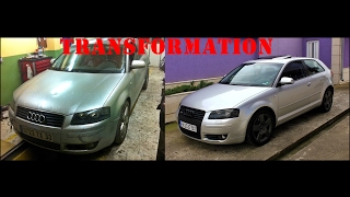 Audi A3 8P TRANSFORMATION  Rebild [upl. by Dajma]