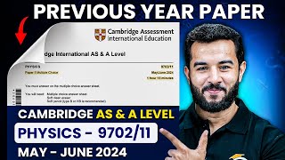 Cambridge AS And A Level Physics  Cambridge AS amp A Level Physics 970211MJ24  9702 Physics [upl. by Acenahs]