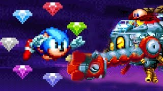 Sonic Mania Super Sonic Vs Secret Final Boss and Good Ending  Bad Ending Gameplay [upl. by Yllet107]