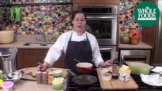 Chef Stephanie Izards Apple Wontons  Recipes  Whole Food Markets [upl. by Nah259]