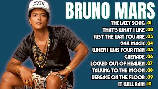 Bruno Mars Greatest Hits 2024  Best Songs Collection Full Album  The Best Of Bruno Mars [upl. by Rafaelita118]