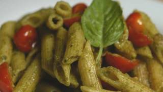 Penne with Pesto and Cherry Tomatoes [upl. by Olen377]