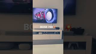 BOSE 700 SOUND BAR AND BASS MODULE 700 PS5 QUEST 2 SONY XM4 [upl. by Ellehcor307]