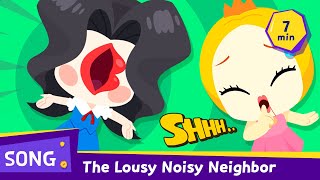 The Lousy Noisy Neighbor Special Compilation 7 min  Kids song with Dragon Dee amp Robottrains [upl. by Ecirtaed488]