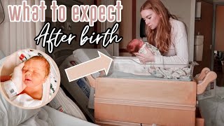 NEWBORNS FIRST 24 HOURS OF LIFE  WHAT TO EXPECT AFTER GIVING BIRTH  POSTPARTUM BELLY SHOT [upl. by Melisent]