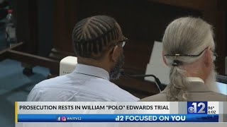 Prosecution rests case in William “Polo” Edwards trial [upl. by Gerrie254]