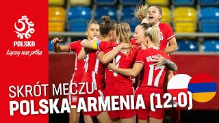 el MŚ kobiet Skrót meczu 🇵🇱 POLSKA – ARMENIA 🇦🇲 120 [upl. by Aznecniv497]