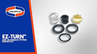 Uniweld EZTurn™ AntiBlowback Fitting Rebuild Kit [upl. by Efioa985]