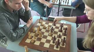 IM Vladyslav Larkin  IM Stavroula Tsolakidou  Blitz chess [upl. by Lizette]