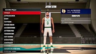 Jayson Tatum Face Creation 2K24 [upl. by Spatz501]