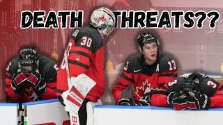 Fan Reaction to Canada Losing the WJC Quarterfinals Went TOO FAR [upl. by Ahseena]