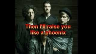 Fall Out Boy  The Phoenix Karaoke With Lyrics [upl. by Eniger529]