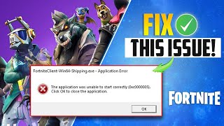 How To Fix the Fortnite client Win64Shippingexe error in Fortnite on PC [upl. by Home11]