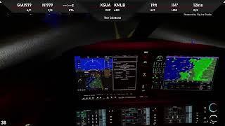 🔴MSFS 2020 Vision Jet V2 Real World Avionics Procedures  Full Flight Stuart FL to Melbourne FL [upl. by Sawyere]