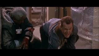 Die Hard 2 1990  Skywalk Shootout Restored Isolated Score [upl. by Ahsenaj]