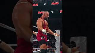 Bron Breakker CLEARED The Announcers Table From the Ring bronbreakker wwe raw [upl. by Kulseth]