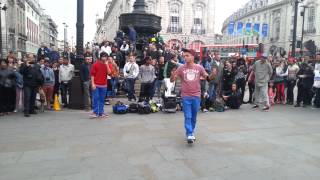 Break Dance performance in London [upl. by Eimoan]