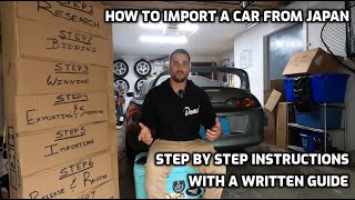 How to Import a Car From Japan [upl. by Sokul]