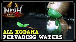 Nioh 2 Pervading Waters All Kodama Locations All Kodama Pervading Waters [upl. by Edivad]