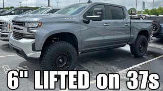 Chevy Silverado 1500 6quot BDS LIFTED on 37sEVEREST [upl. by Yasmar]