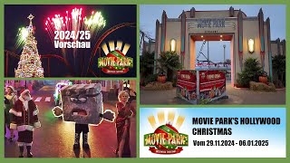 Movie Parks Hollywood Christmas 29112024  06012025 Vorschau amp Movie Park Germany Park Besuch [upl. by Rosalind]