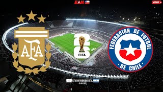 ARGENTINA vs CHILE  ELIMINATORIAS SUDAMERICANAS 2026  FECHA 7 [upl. by Yalcrab970]