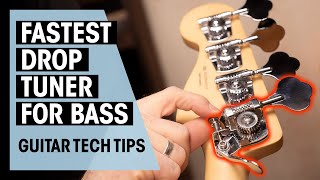 How to Drop Tune a Bass  Hipshot XTender  Guitar Tech Tips  Ep 37  Thomann [upl. by Zonnya]