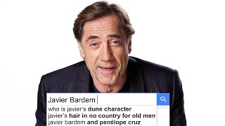 Javier Bardem Answers the Webs Most Searched Questions  WIRED [upl. by Ellered]