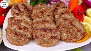 REAL Turkish Kofta Kebab Recipe By Cooking With Passion Traditional Köfte Kebab Turkish Meatballs [upl. by Seamus734]