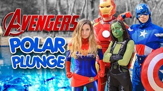 Favorite Character Polar Plunge 2019  Brooklyn amp Bailey Challenge Videos [upl. by Aicilas188]