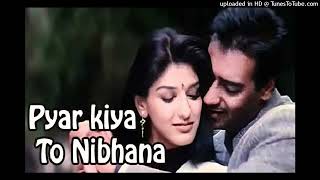 Pyar Kiya To Nibhana Video Song  Major Saab  Udit Narayan Anuradha Paudwal  Ajay Devgn Sonali [upl. by Ruiz]