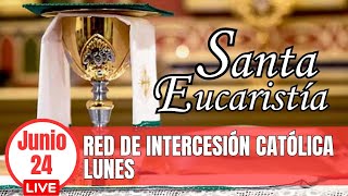 Misa de hoy Lunes 24 de Junio de 2024  Eucaristía en Vivo [upl. by Thibaut]