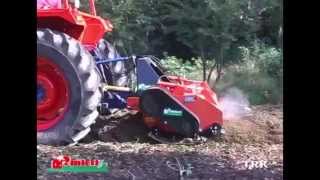 Forestry shredding mower Trincia forestale TRK Rinieri 2015 [upl. by Markus970]