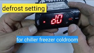 carel easy controller defrost setting for chiller freezer and coldroom zkmultitech [upl. by Annia]