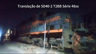 Raríssimo Translação de locomotivas EMD SD402 T2BB Série 48xx Horto florestal belo horizonte MG [upl. by Sophia]