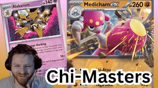 MEDICHAM ex and ALAKAZAM Spread Damage Synergy  Stellar Crown  PTCG Live  Pokémon [upl. by Rivers]