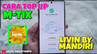 CARA ISI ULANG MTIX ‼️ MENGGUNAKAN M BANKING MANDIRI GAMPANG BANGET [upl. by Airdnat]