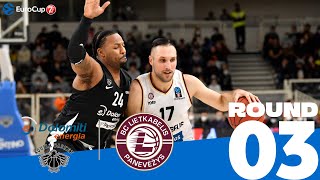 Lietkabelis conquers Trento  Round 3 Highlights  7DAYS EuroCup [upl. by Deedahs599]