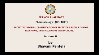 PharmacologyI   AKTU Digital Education [upl. by Strickland]