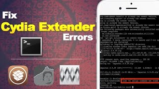 How to Fix Common Cydia Extender amp mTerminal Errors  Fix iOS 102 Jailbreak Errors [upl. by Cacilie]