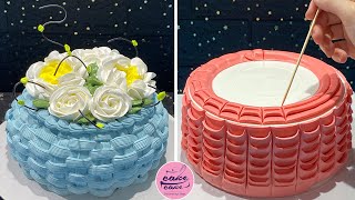 How To Use Nozzles For Cake Decoration  Part 265 [upl. by Lidah]