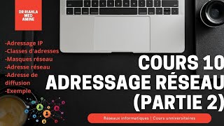 Cours réseaux N°10  Adressage réseau deuxième partie Par Dr MARiahla [upl. by Wanyen621]