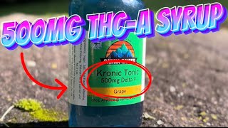 The Southern Maryland Experience “KRONIC TONIC” THCA syrup review [upl. by Emelyne888]