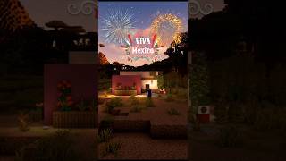 CELEBRAMOS a MÉXICO con esta bella CASITA 🏠 minecraft [upl. by Huskamp]