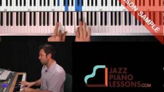 Learn How High The Moon  Jazz Piano Fills [upl. by Yrehcaz]