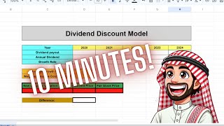 Dividend Discount Model  BUILDING IT [upl. by Erbas]