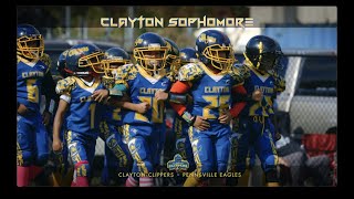 Clayton Clippers vs Pennsville Eagles Sophomore [upl. by Nivled232]