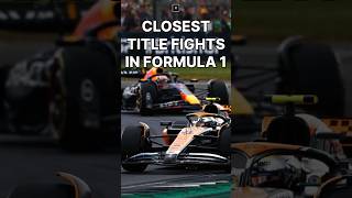 The Closest Title Fights in Formula 1 f1 f1shorts racing motorsport formula1 formulaone [upl. by Erehpotsirhc36]