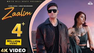 Zaalim Full Video  Anurag Desiworldwide  Manisha Sharma  Hindi Songs 2024  Hindi Rap Song [upl. by Jet]