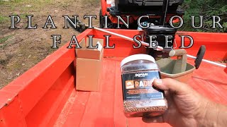 Planting Our Fall Food Plot 2024 [upl. by Aynatahs123]